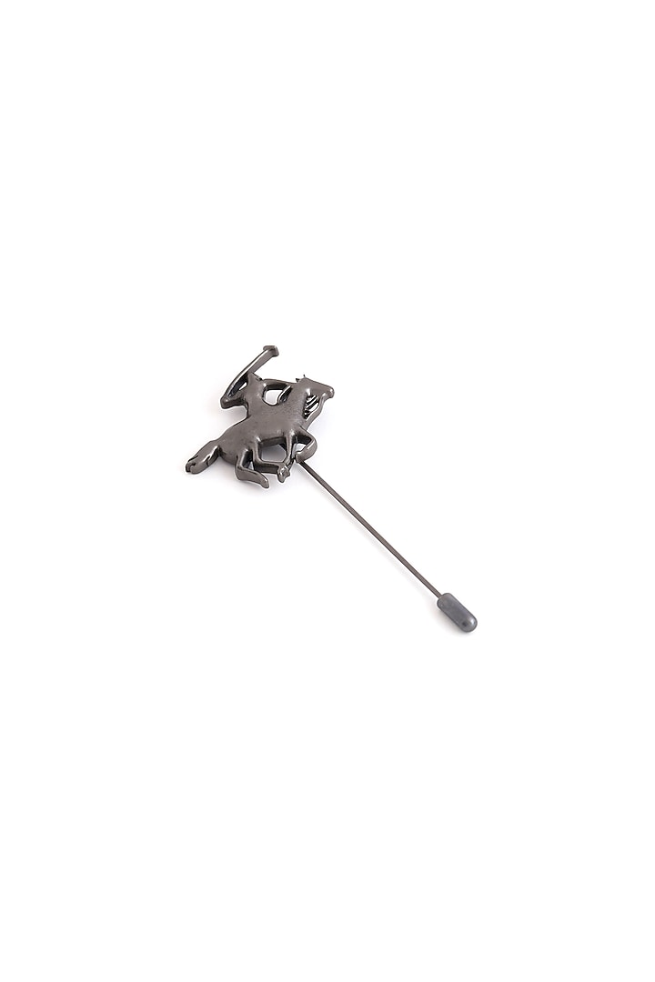 Black Tone Brass Brass Warrior Lapel Pin by Cosa Nostraa at Pernia's Pop Up Shop
