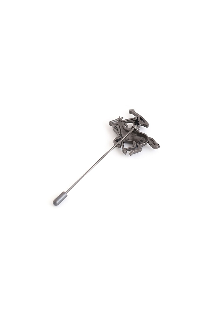 Black Tone Brass Brass Warrior Lapel Pin by Cosa Nostraa at Pernia's Pop Up Shop