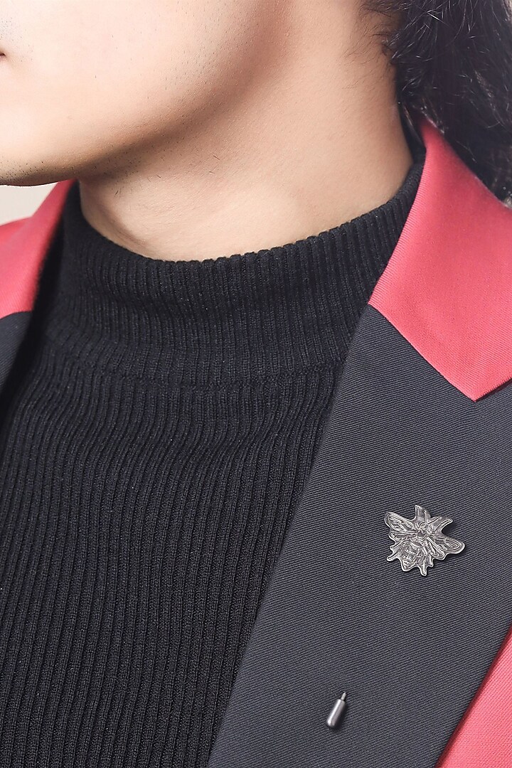 Black Tone Brass Bee Lapel Pin by Cosa Nostraa