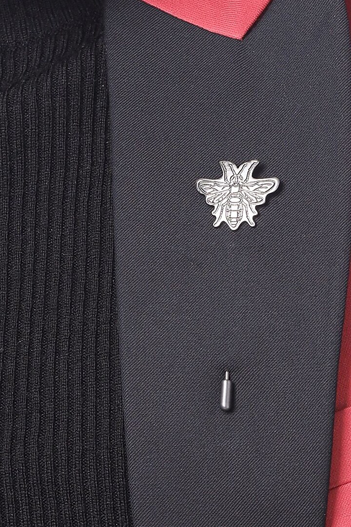 Black Tone Brass Bee Lapel Pin by Cosa Nostraa at Pernia's Pop Up Shop
