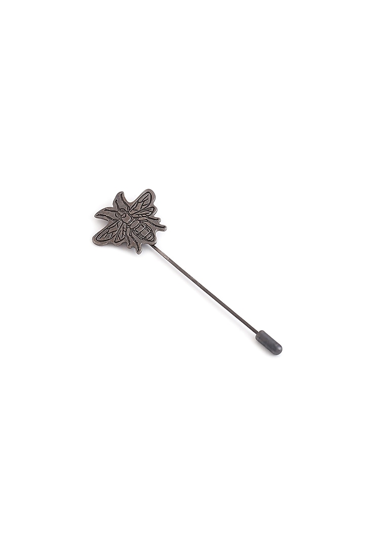Black Tone Brass Bee Lapel Pin by Cosa Nostraa at Pernia's Pop Up Shop