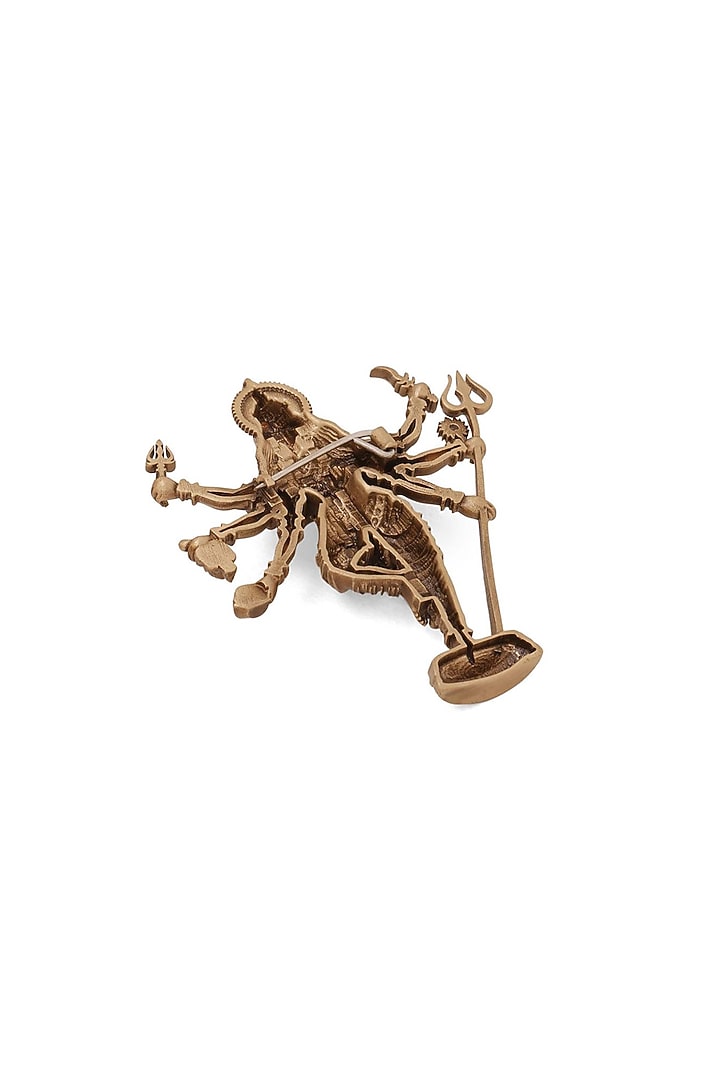 Antique Gold Brass Elegant Fury Brooch by Cosa Nostraa at Pernia's Pop Up Shop