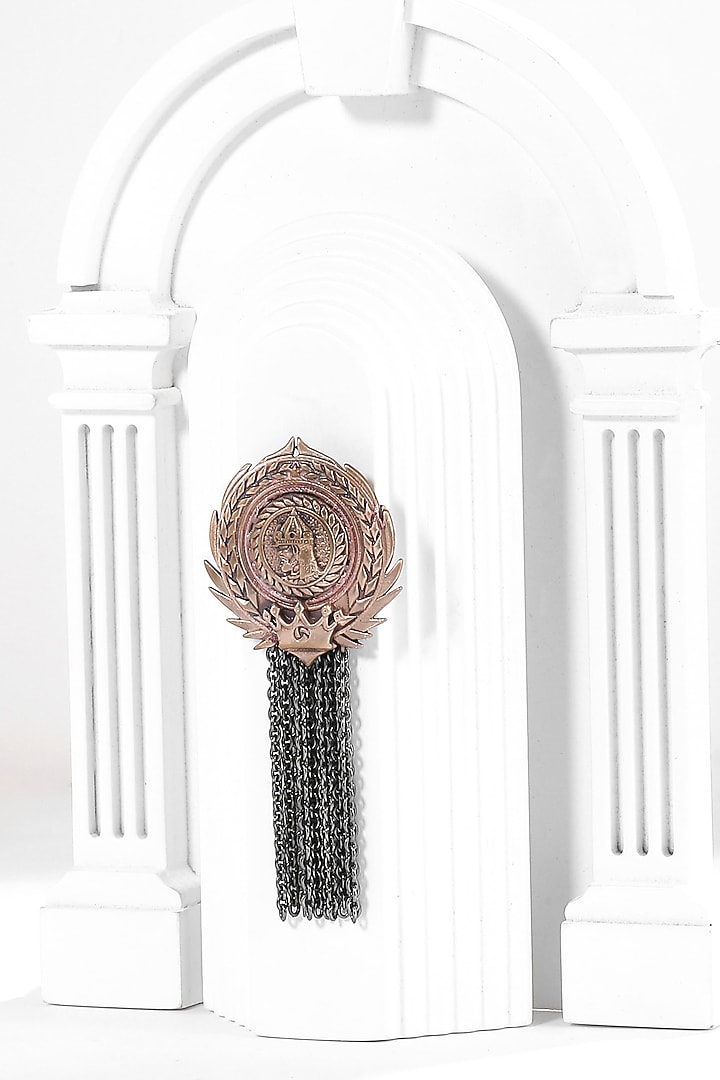 Antique Gold Russian Coin Brooch by Cosa Nostraa at Pernia's Pop Up Shop