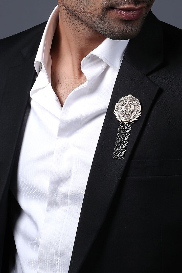 Antique Gold Russian Coin Brooch by Cosa Nostraa at Pernia's Pop Up Shop