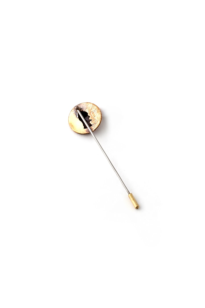 Red Metal Toned Alexander Nevsky Lapel Pin by Cosa Nostraa at Pernia's Pop Up Shop