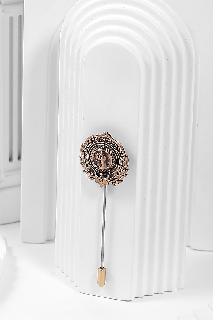 Antique Gold Russian Coin Lapel Pin by Cosa Nostraa at Pernia's Pop Up Shop