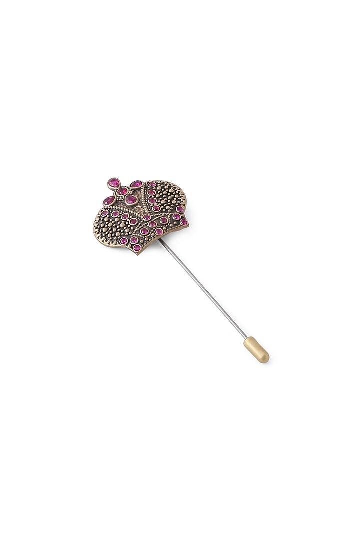 Antique Gold Majestic Crown Lapel Pin by Cosa Nostraa at Pernia's Pop Up Shop