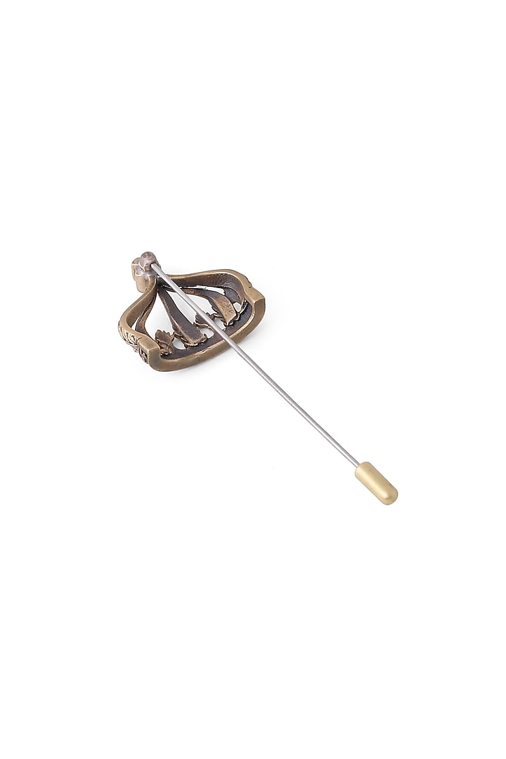 Antique Gold Holy Roman Emperor Crown Lapel Pin by Cosa Nostraa at Pernia's Pop Up Shop