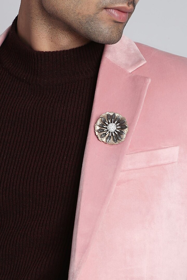 Antique Gold Floral Brooch by Cosa Nostraa at Pernia's Pop Up Shop