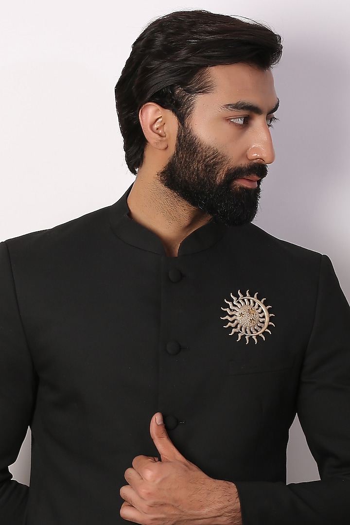 Antique Gold Sun & Moon Brooch by Cosa Nostraa at Pernia's Pop Up Shop