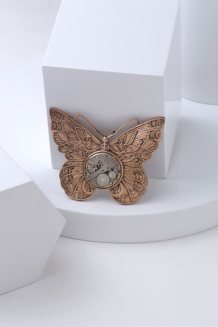 Dual Toned Butterfly Brooch by Cosa Nostraa at Pernia's Pop Up Shop
