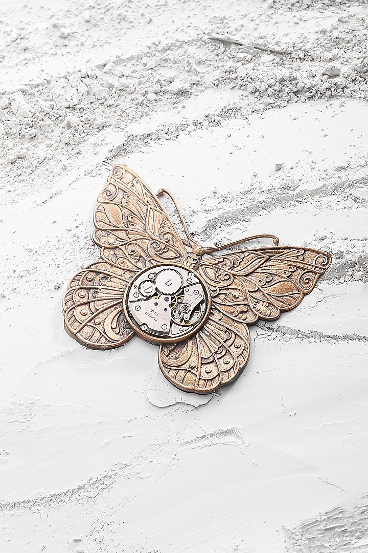 Dual Toned Butterfly Brooch by Cosa Nostraa at Pernia's Pop Up Shop