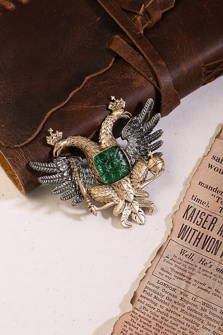 Dual Toned Russian Merit Brooch by Cosa Nostraa at Pernia's Pop Up Shop