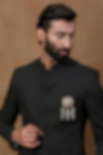 Dual Toned Lion Brooch With Chains by Cosa Nostraa at Pernia's Pop Up Shop