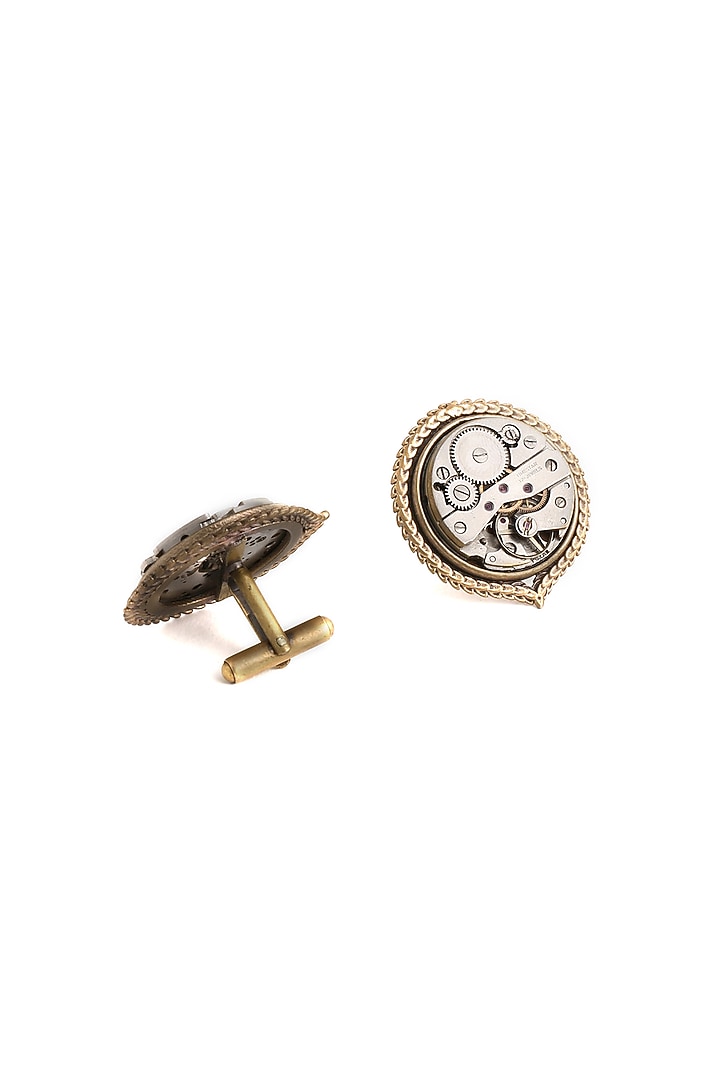 Antique Gold Vintage Cufflinks by Cosa Nostraa at Pernia's Pop Up Shop