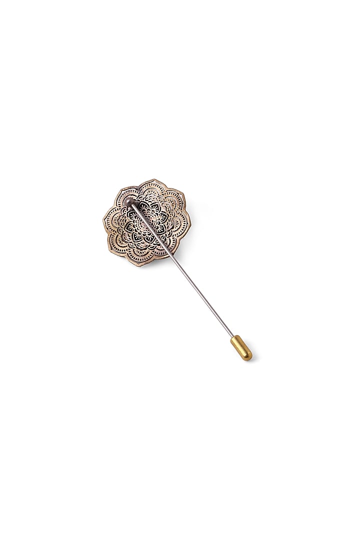 Antique Gold Buddha Lapel Pin by Cosa Nostraa at Pernia's Pop Up Shop