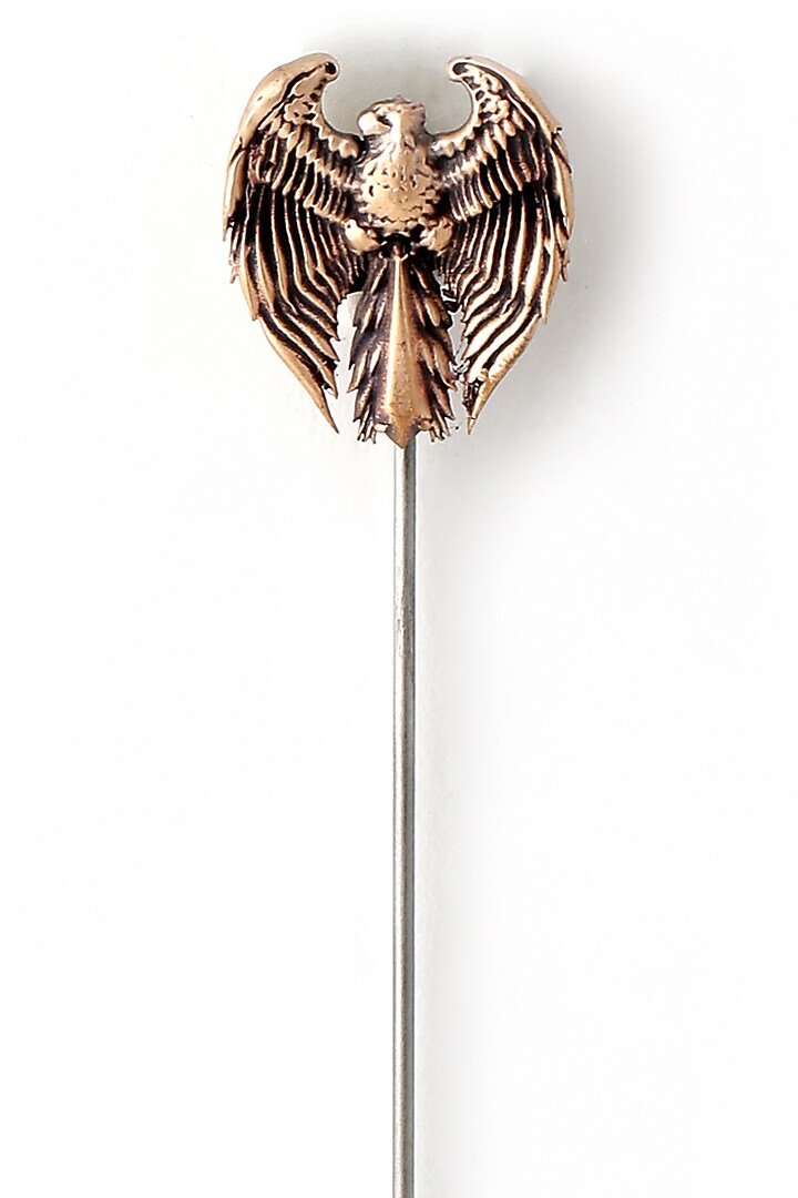 Antique Gold Angel Wings Pin