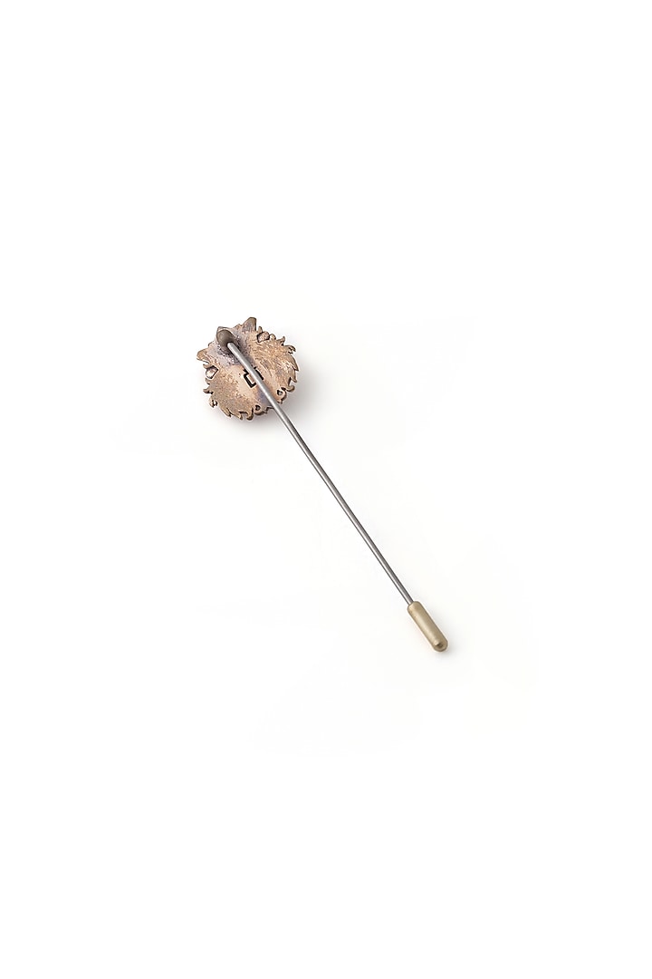 Antique Gold Roaring Lion Lapel Pin by Cosa Nostraa at Pernia's Pop Up Shop