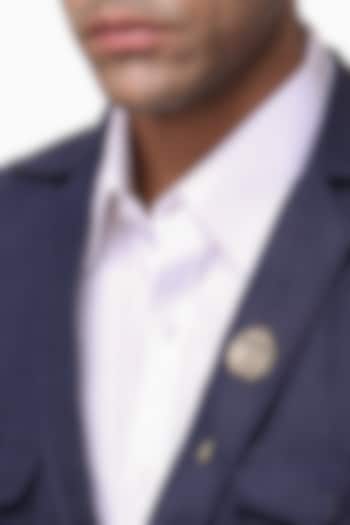 Antique Gold Musashi Lapel Pin by Cosa Nostraa at Pernia's Pop Up Shop