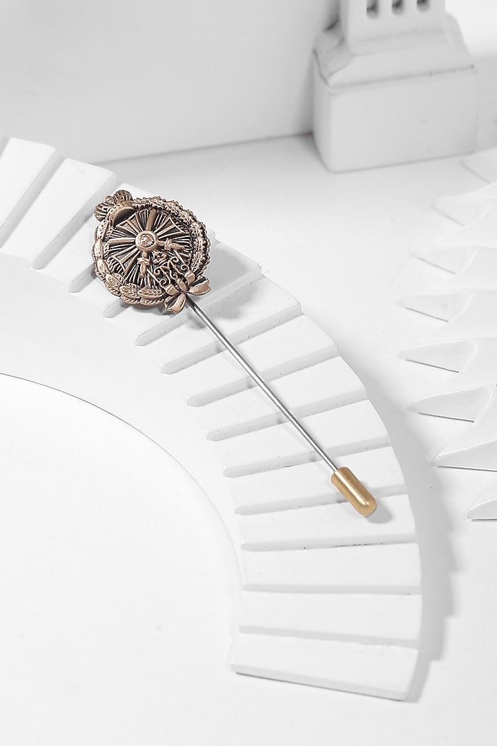 Antique Gold Richardson Lapel Pin by Cosa Nostraa at Pernia's Pop Up Shop