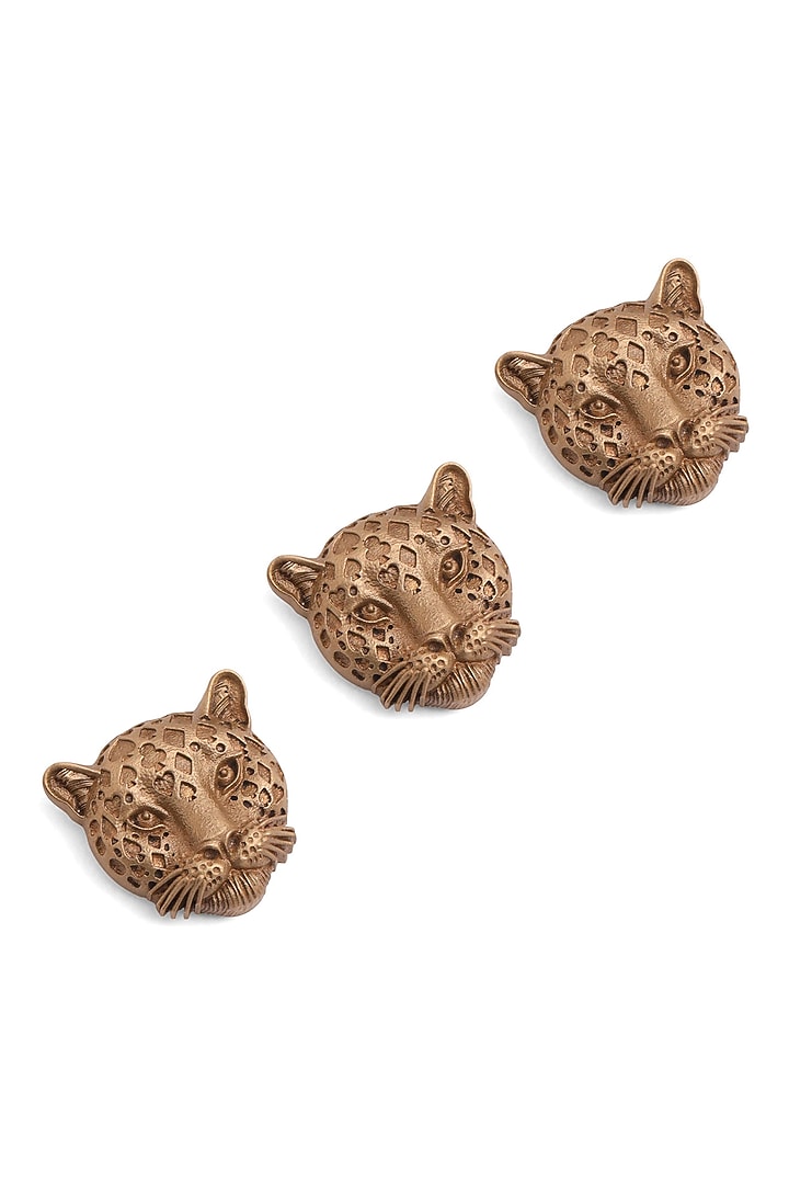 Antique Gold Brass Button Cover Combo Set by Cosa Nostraa at Pernia's Pop Up Shop