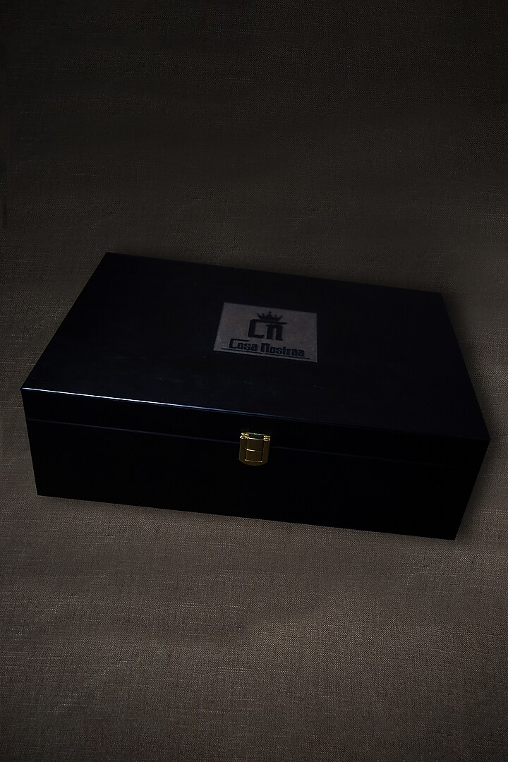 Antique Red Gold Finish Cufflink Set by Cosa Nostraa at Pernia's Pop Up Shop