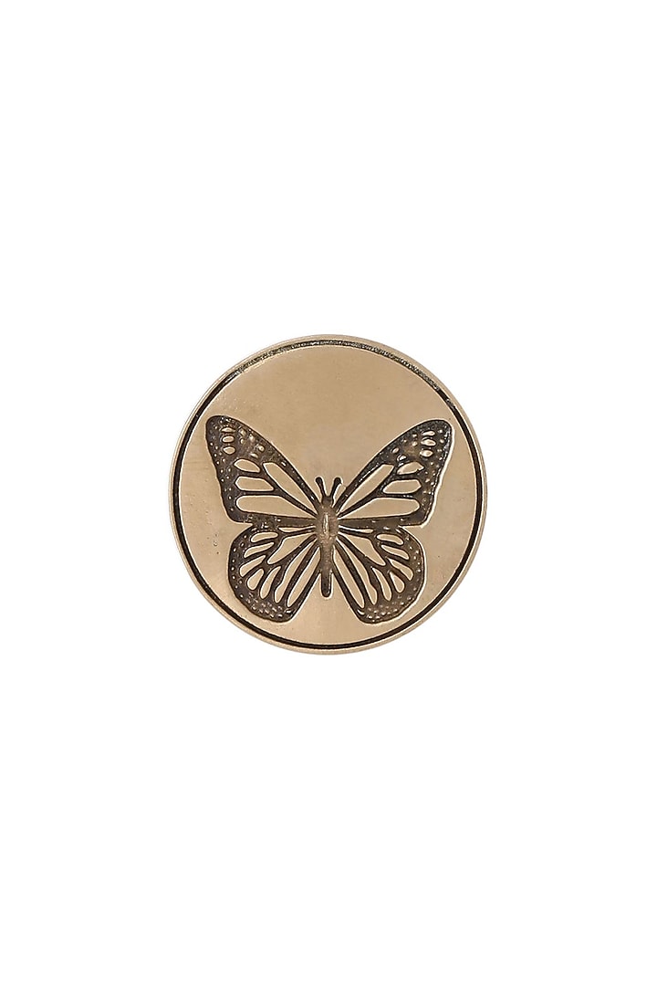Antique Gold Dainty Butterfly Buttons (Set of 5) by Cosa Nostraa at Pernia's Pop Up Shop