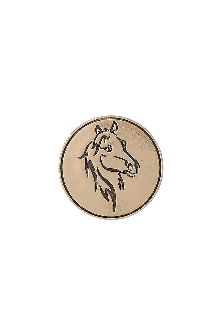 Antique Gold King Knight Buttons (Set of 7) by Cosa Nostraa at Pernia's Pop Up Shop