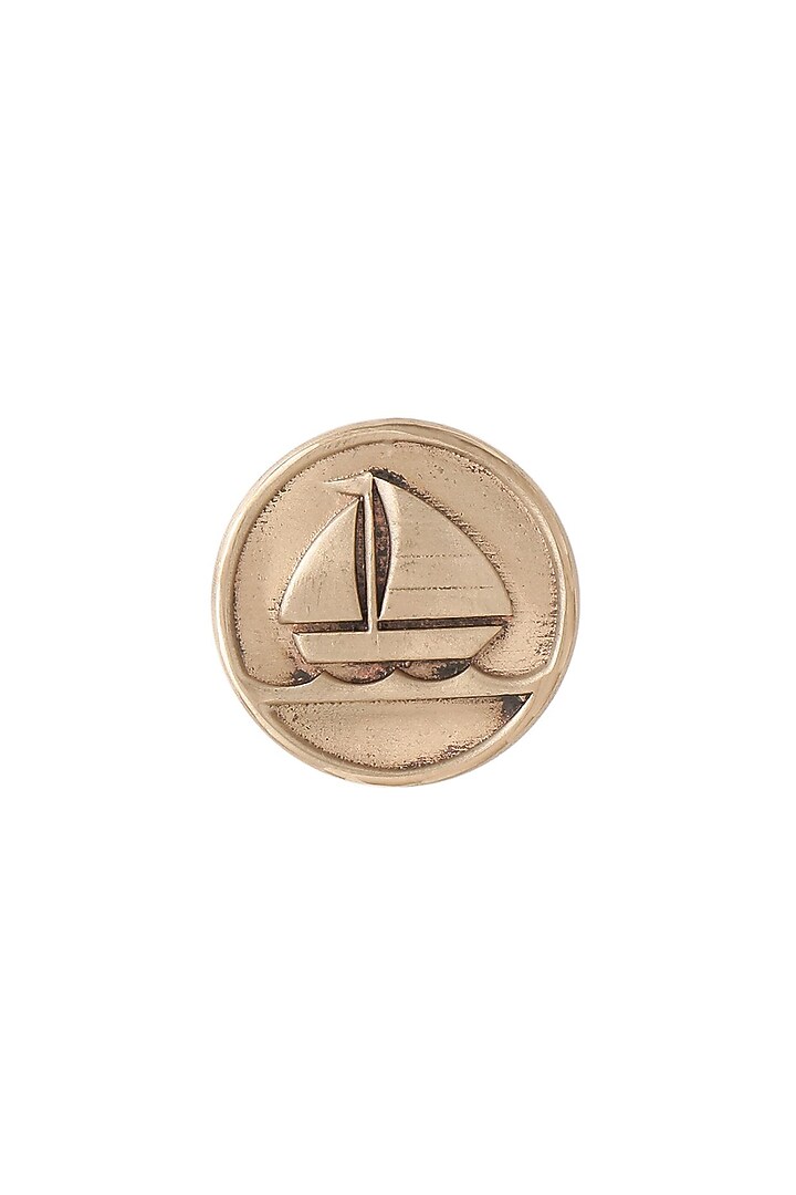 Antique Gold Sail Boat Buttons (Set of 7) by Cosa Nostraa at Pernia's Pop Up Shop