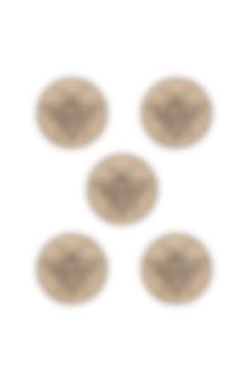 Antique Gold Flying Wonder Buttons (Set of 5) by Cosa Nostraa at Pernia's Pop Up Shop