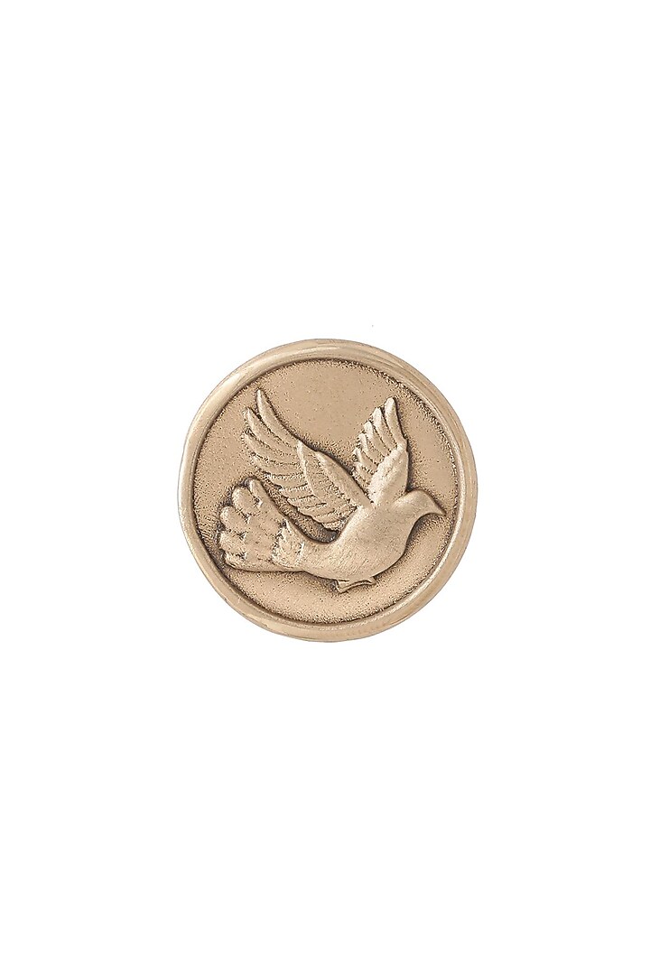 Antique Gold Flying Bird Buttons (Set of 5) by Cosa Nostraa at Pernia's Pop Up Shop