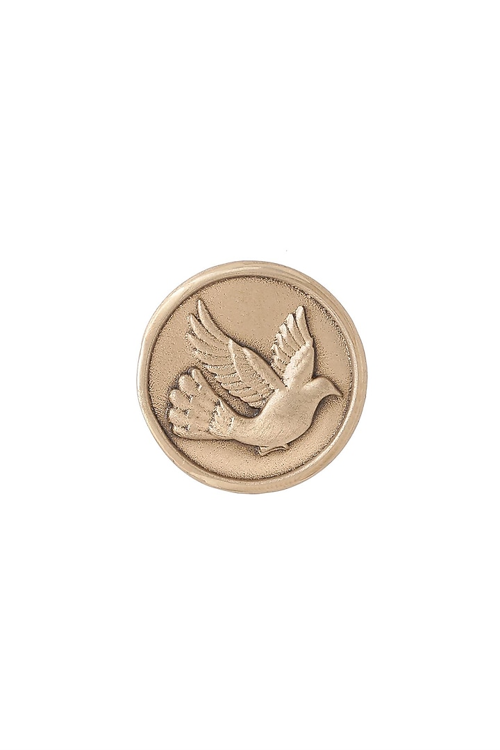 Antique Gold Flying Bird Buttons (Set of 7) by Cosa Nostraa at Pernia's Pop Up Shop
