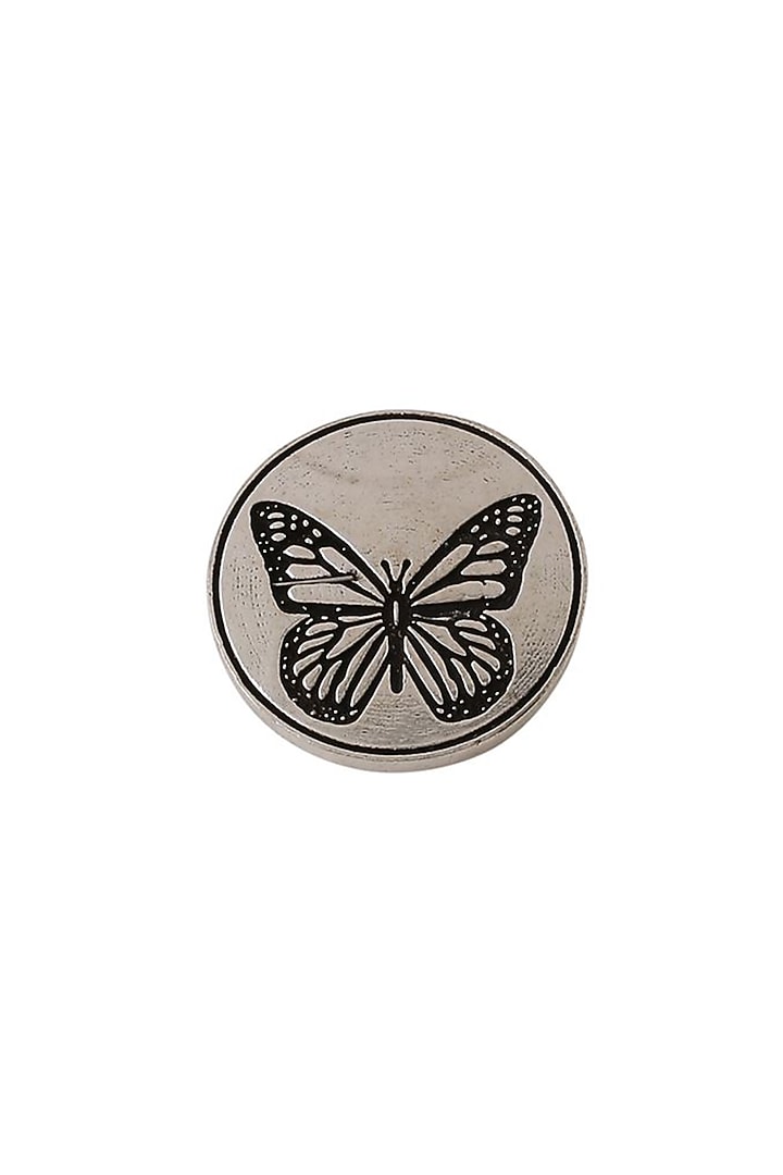 Dark Grey Dainty Butterfly Buttons (Set of 7) by Cosa Nostraa at Pernia's Pop Up Shop