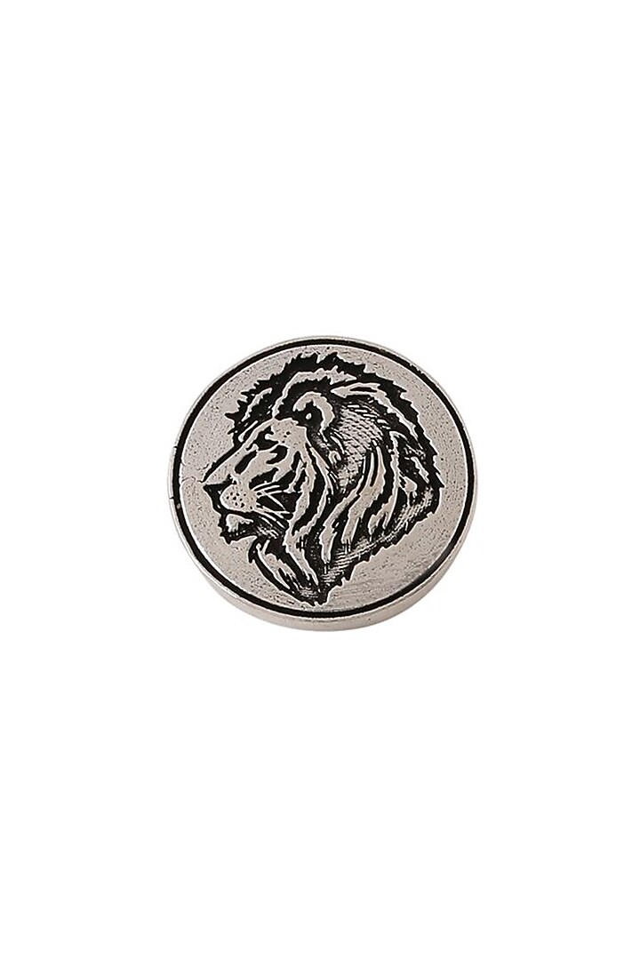 Dark Grey Lion's Mane Buttons (Set of 7) by Cosa Nostraa at Pernia's Pop Up Shop