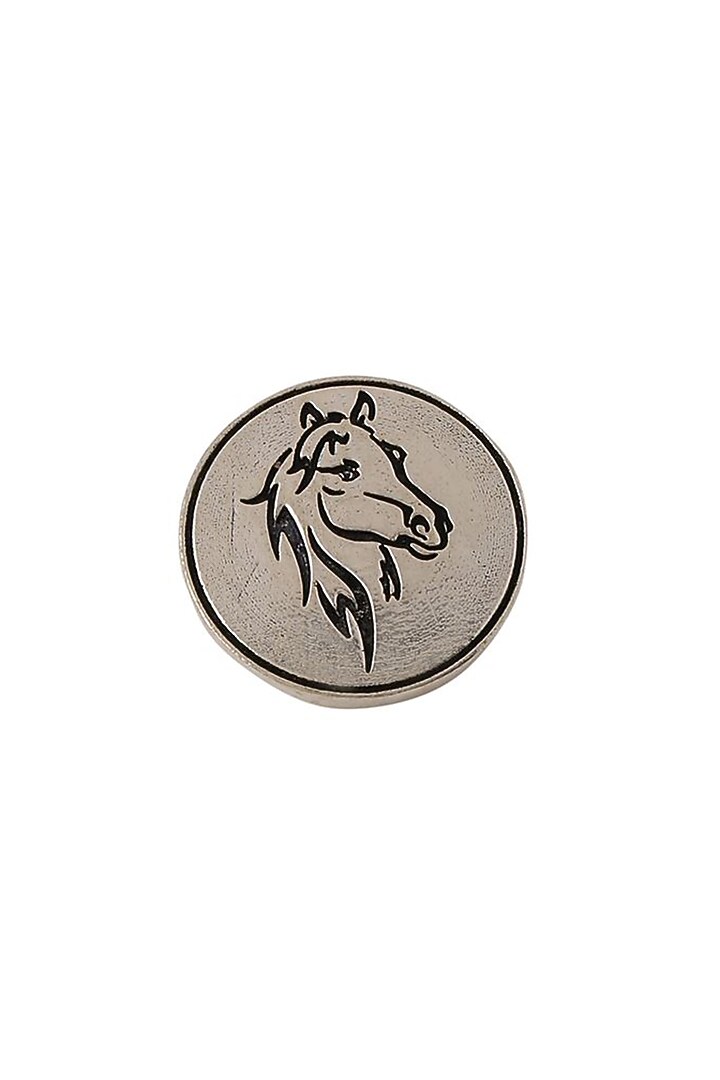 Dark Grey King's Knight Buttons (Set of 7) by Cosa Nostraa at Pernia's Pop Up Shop