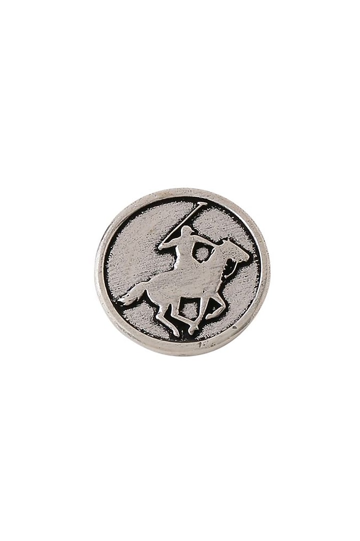 Dark Grey Warrior Buttons (Set of 5) by Cosa Nostraa at Pernia's Pop Up Shop