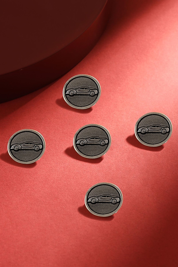 Dark Grey Car Power Buttons (Set of 5) by Cosa Nostraa at Pernia's Pop Up Shop