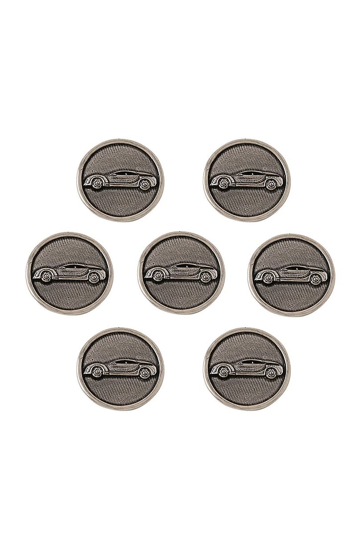 Dark Grey Car Power Buttons (Set of 7) by Cosa Nostraa at Pernia's Pop Up Shop