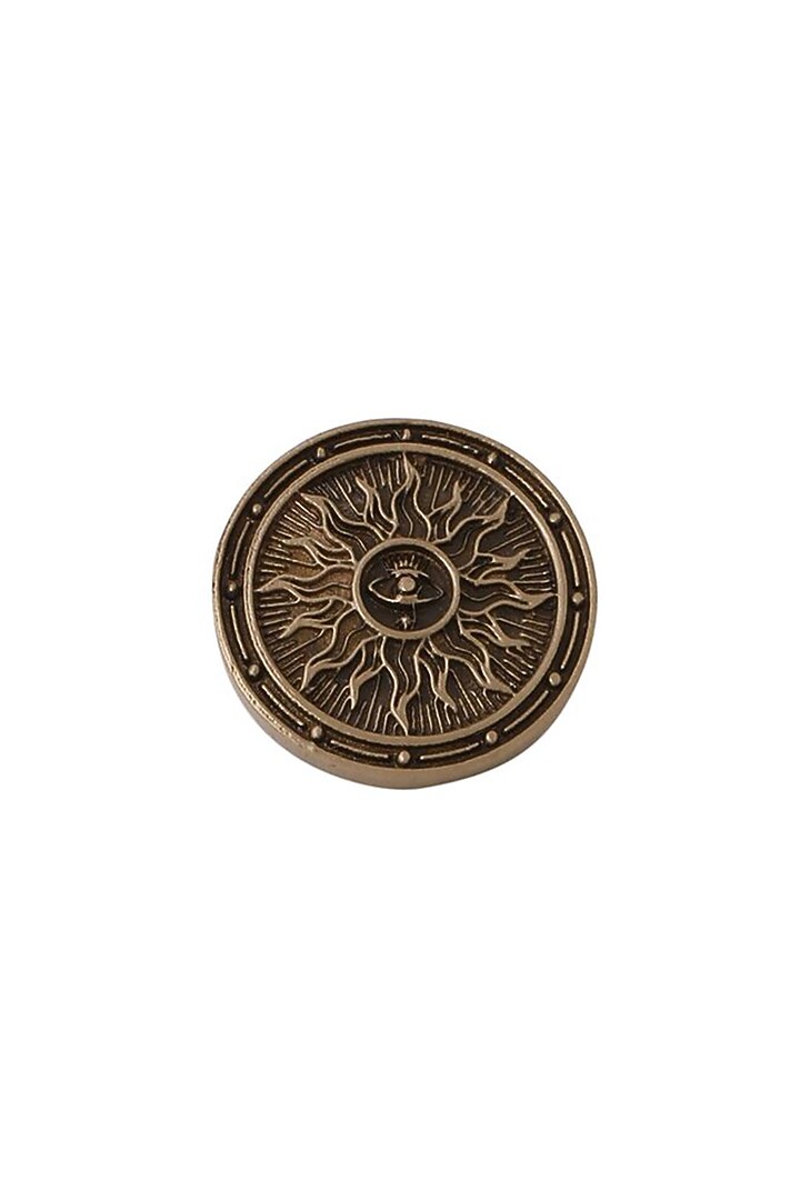 Antique Gold Radiant Dawn Buttons (Set of 5) by Cosa Nostraa at Pernia's Pop Up Shop