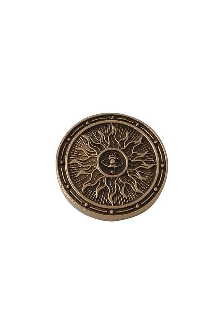 Antique Gold Radiant Dawn Buttons (Set of 7) by Cosa Nostraa at Pernia's Pop Up Shop