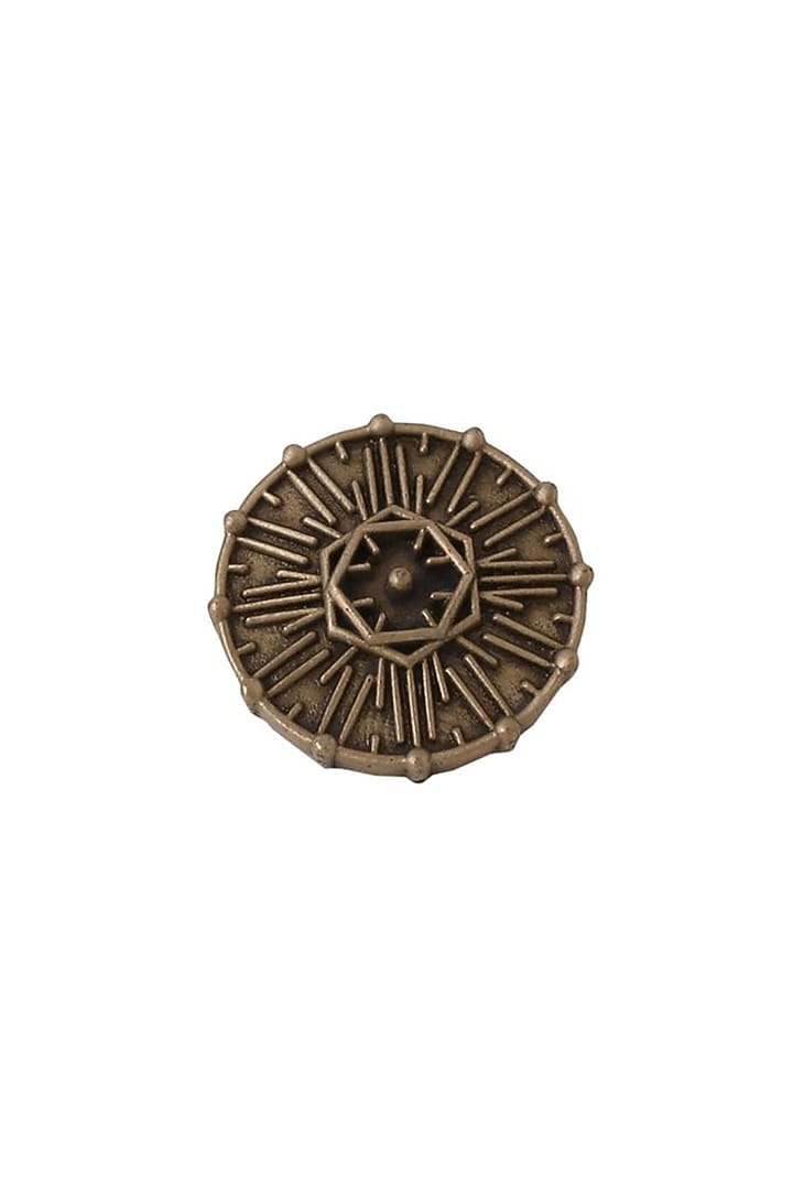Antique Gold Vintage Hexagon Buttons (Set of 7) by Cosa Nostraa at Pernia's Pop Up Shop