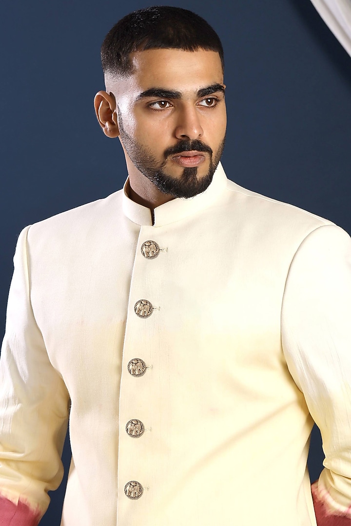 Antique Gold Regal Elephant Buttons (Set of 13) by Cosa Nostraa at Pernia's Pop Up Shop