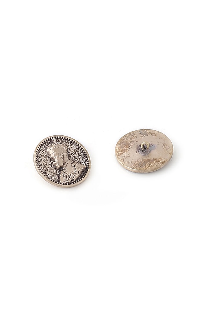 Antique Gold Prince Coin Buttons (Set of 5) by Cosa Nostraa at Pernia's Pop Up Shop