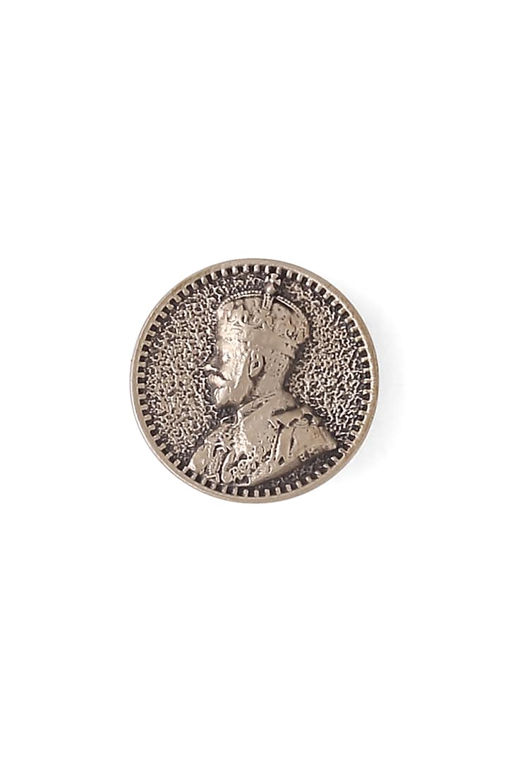 Antique Gold Prince Coin Buttons (Set of 7) by Cosa Nostraa at Pernia's Pop Up Shop