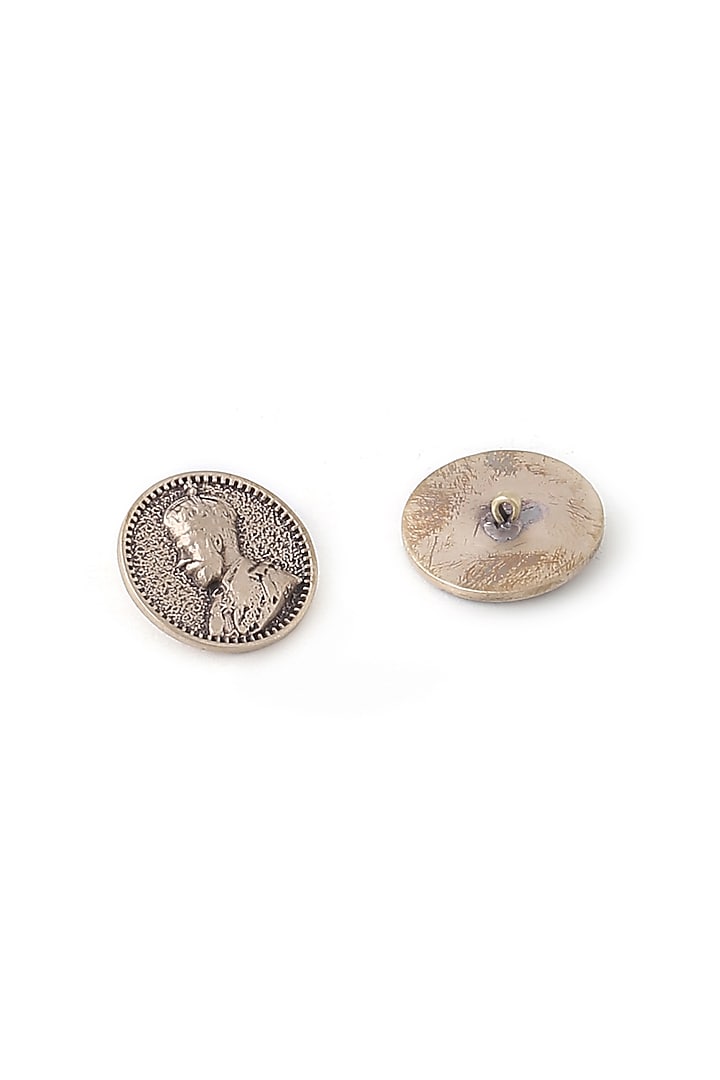 Antique Gold Prince Coin Buttons (Set of 7) by Cosa Nostraa at Pernia's Pop Up Shop