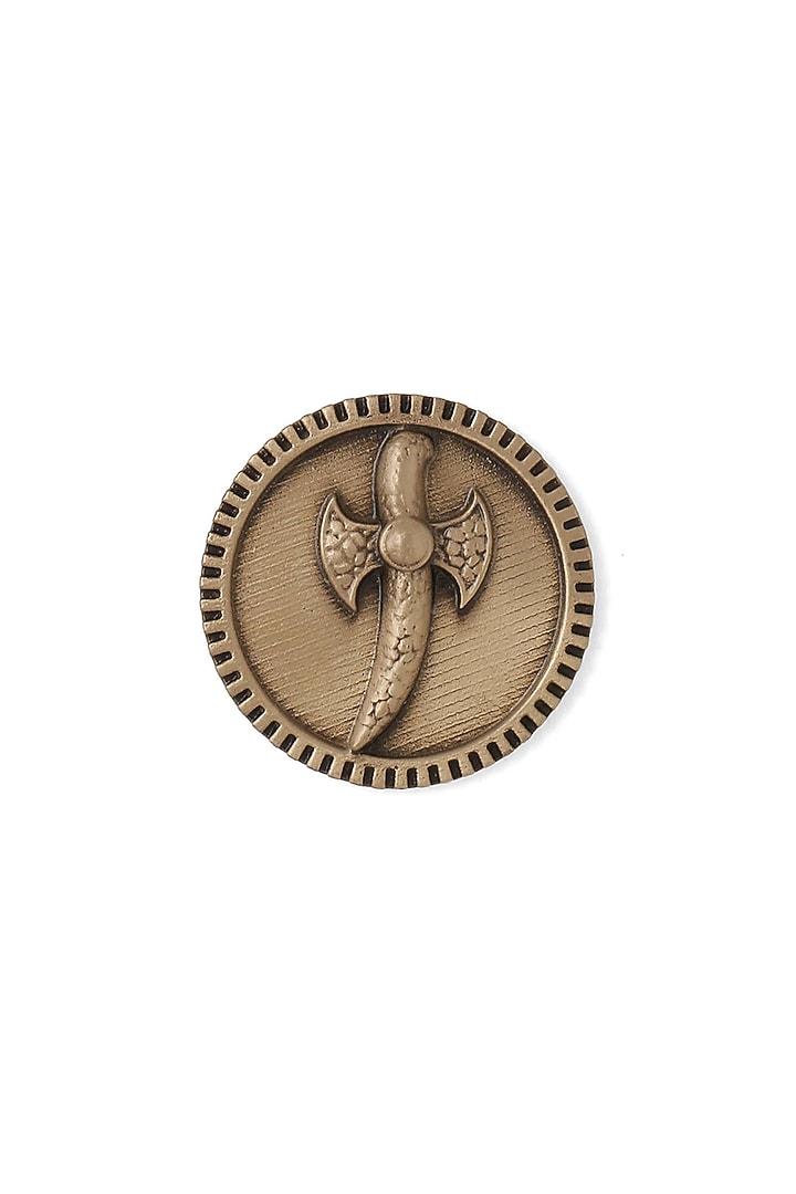 Antique Gold Daggers Face Buttons (Set of 7) by Cosa Nostraa at Pernia's Pop Up Shop