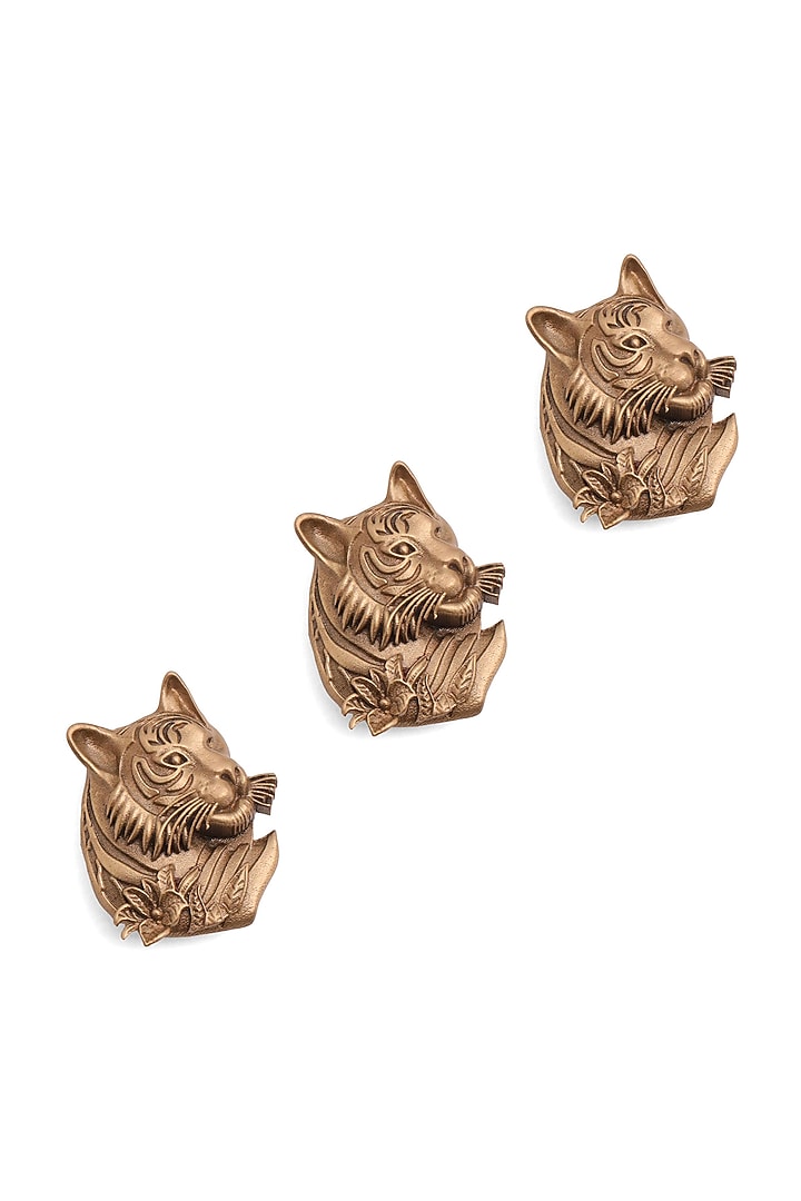 Antique Gold Brass Button Cover Combo Set by Cosa Nostraa at Pernia's Pop Up Shop