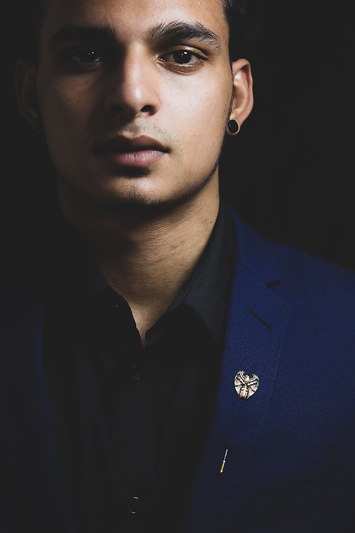 Dual Tone Brass Cufflink Set by Cosa Nostraa at Pernia's Pop Up Shop