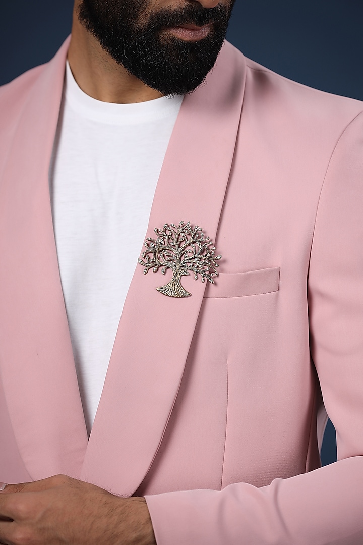 Antique Gold Finish Great Banyan Brooch by Cosa Nostraa at Pernia's Pop Up Shop