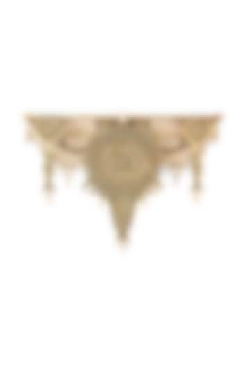 Gold Brass Triveni Sangam Brooch by Cosa Nostraa at Pernia's Pop Up Shop